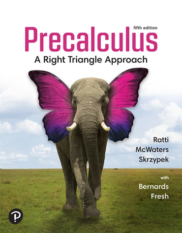 Precalculus: A Right Triangle Approach, 5th edition
