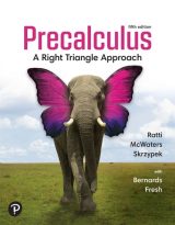 Precalculus: A Right Triangle Approach, 5th edition