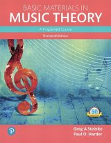Basic Materials in Music Theory: A Programmed Approach, 13th edition