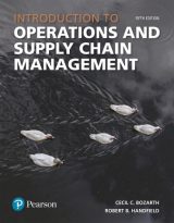 Introduction to Operations and Supply Chain Management, 5th edition