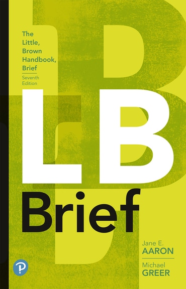 Little, Brown Handbook, The, Brief Edition, 7th edition