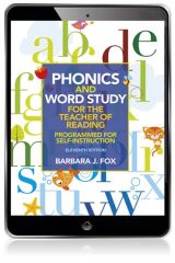 Phonics and Word Study for the Teacher of Reading: Programmed for Self-Instruction, 11th edition