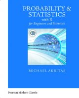 Probability & Statistics with R for Engineers and Scientists, 1st edition