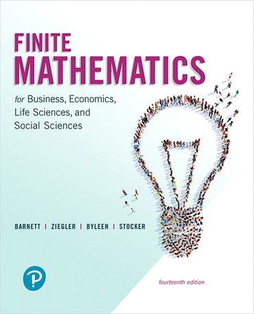 Finite Mathematics for Business, Economics, Life Sciences, and Social Sciences, 14th edition