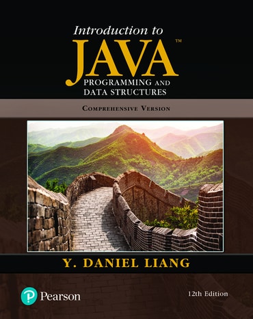 Introduction to Java Programming and Data Structures, 12th edition