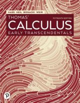 Thomas' Calculus: Early Transcendentals, 15th edition
