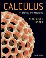 Calculus for Biology and Medicine, 4th edition