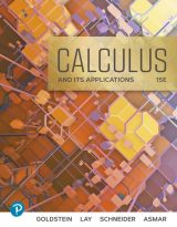 Calculus & Its Applications, 15th edition