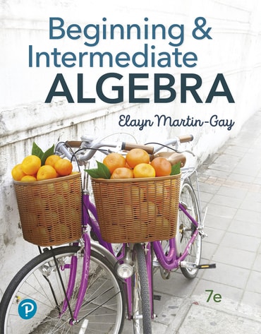 Beginning & Intermediate Algebra, 7th edition
