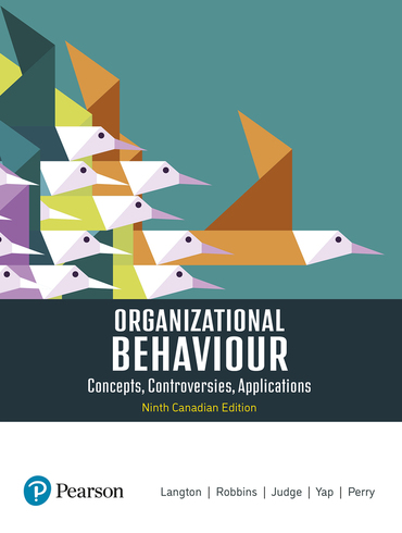 Organizational Behaviour, Canadian Edition, 9th edition