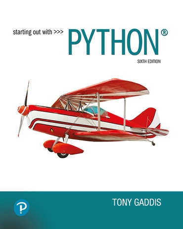 Starting Out with Python, 6th edition