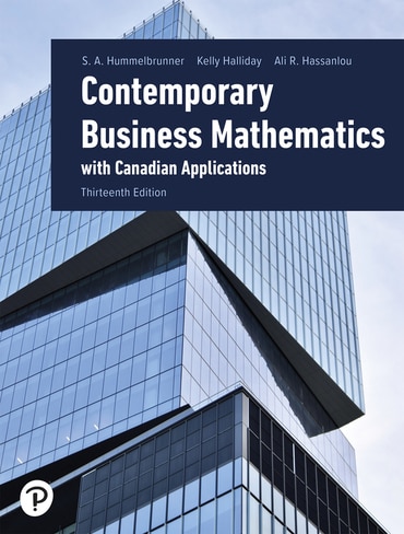 PDF version for Contemporary Business Mathematics with Canadian Applications