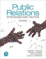Public Relations: Strategies and Tactics, 12th edition