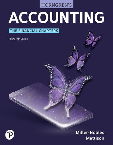 Horngren's Accounting, The Financial Chapters, 14th edition