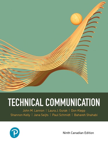 Technical Communication, Canadian Edition, 9th edition