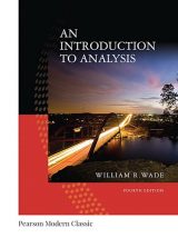 Introduction to Analysis, An, 4th edition