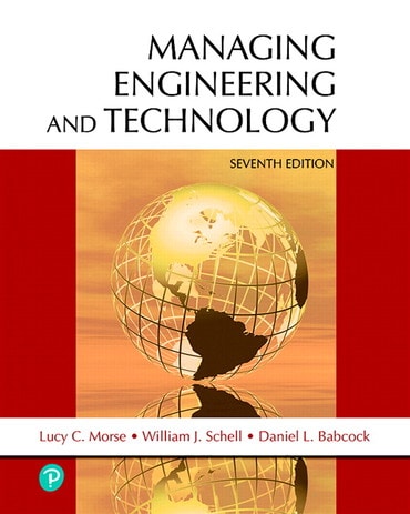 Managing Engineering and Technology, 7th edition