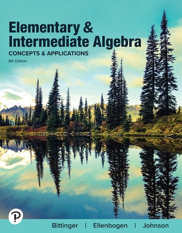 Elementary and Intermediate Algebra: Concepts and Applications, 8th edition