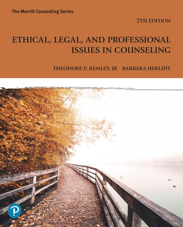 Ethical, Legal, and Professional Issues in Counseling, 7th edition