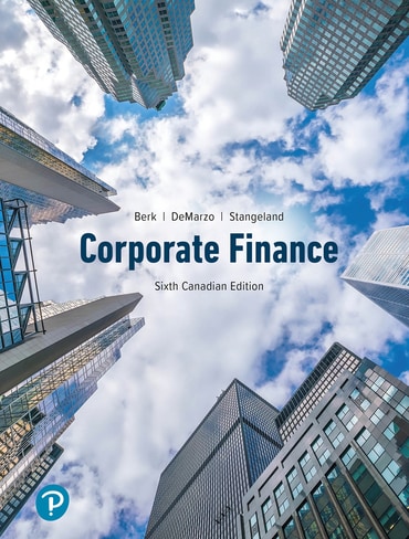 Corporate Finance, Canadian Edition, 6th edition