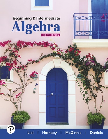 Beginning & Intermediate Algebra, 8th edition