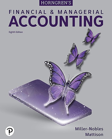 Horngren's Financial & Managerial Accounting, 8th edition