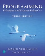 Programming:Principles and Practices Using C++, 3rd edition