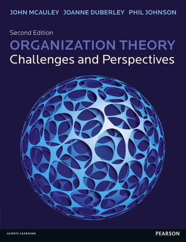 Organization Theory: Challenges and Perspectives, 2nd edition