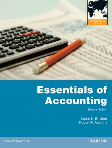 Essentials of Accounting, International Edition, 11th edition