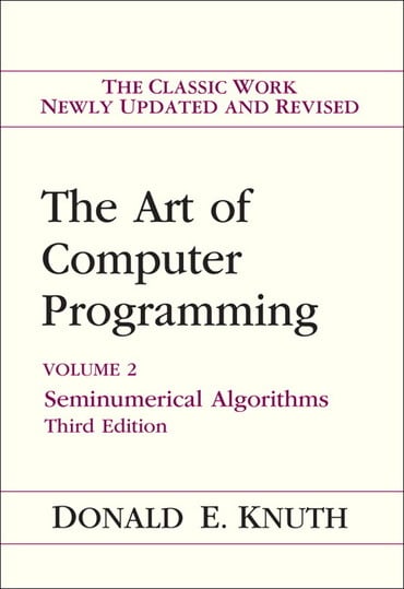 Art of Computer Programming, Volume 2: Seminumerical Algorithms, 3rd edition