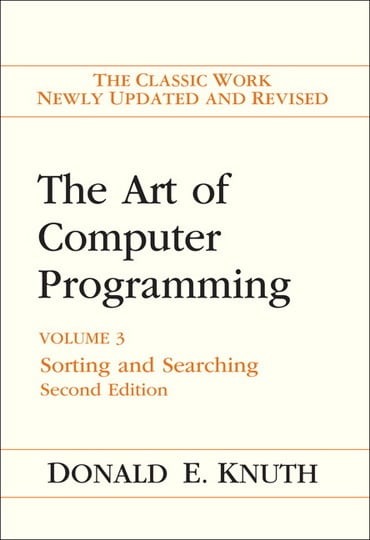 Art of Computer Programming, The: Volume 3: Sorting and Searching, 2nd edition