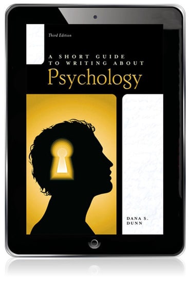 Short Guide to Writing About Psychology, A, 3rd edition