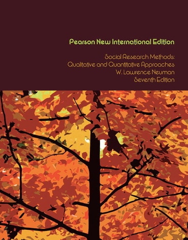 Social Research Methods, Pearson New International Edition, 7th edition