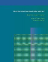 Quality Improvement, Pearson New International Edition, 9th edition