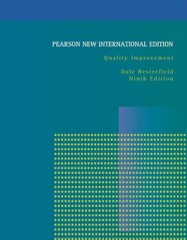 Quality Improvement, Pearson New International Edition, 9th edition