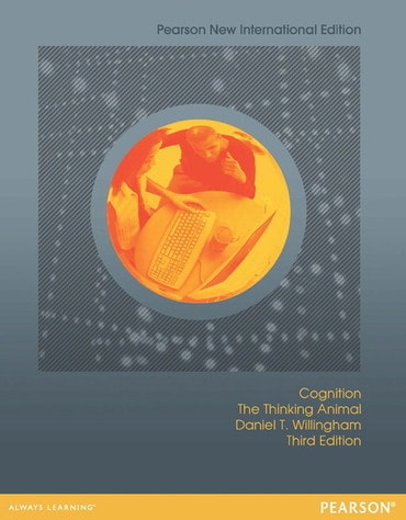 Cognition, Pearson New International Edition, 3rd edition