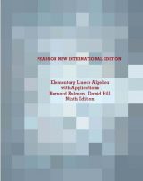 Elementary Linear Algebra with Applications, Pearson New International Edition, 9th edition