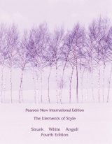 Elements of Style, The, Pearson New International Edition, 4th edition