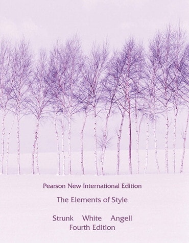 Elements of Style, The, Pearson New International Edition, 4th edition