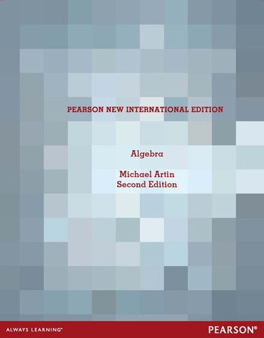 Algebra, Pearson New International Edition, 2nd edition