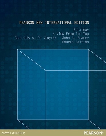 Strategy, Pearson New International Edition, 4th edition