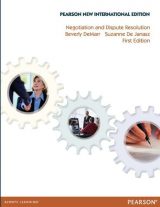 Negotiation and Dispute Resolution, Pearson New International Edition, 1st edition