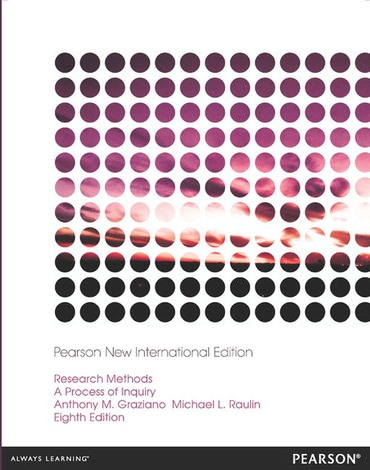 Research Methods, Pearson New International Edition, 8th edition