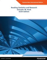 Reading Statistics and Research, Pearson New International Edition, 6th edition