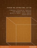 Elementary Differential Equations with Boundary Value Problems, Pearson New International Edition, 2nd edition
