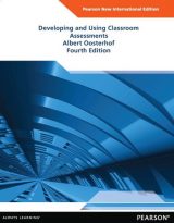 Developing and Using Classroom Assessments, Pearson New International Edition, 4th edition