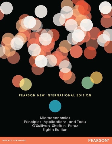 Microeconomics, Pearson New International Edition, 8th edition