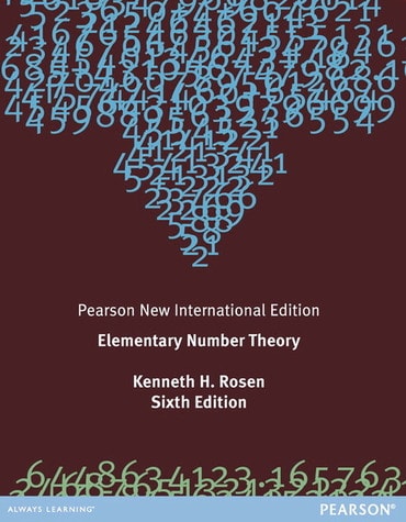 Elementary Number Theory, Pearson New International Edition, 6th edition