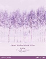 Quality, Pearson New International Edition, 5th edition