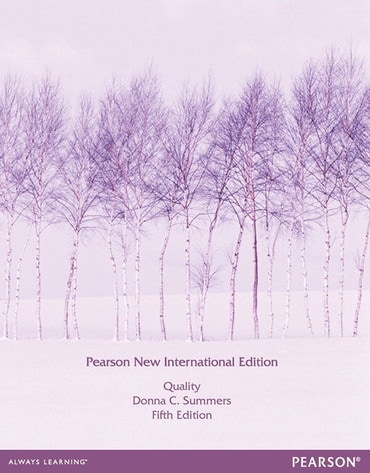 Quality, Pearson New International Edition, 5th edition